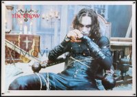 1k283 CROW 40x55 English commercial poster 1994 Brandon Lee's final movie, cool image!