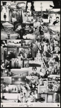 1k067 HOLLYWOOD ENDING 28x50 special poster 2002 Woody Allen, final frames from 52 different movies