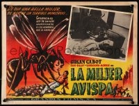 1m281 WASP WOMAN Mexican LC 1962 human-headed insect queen art, she looks different in the photo!