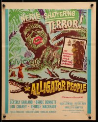 1m215 ALLIGATOR PEOPLE WC 1959 Lon Chaney Jr., Beverly Garland's honeymoon turned to a nightmare!