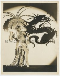 1r090 ANNA MAY WONG 8x10 still 1931 by dragon shadow in wild outfit for Daughter of the Dragon!