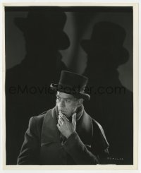 1r091 BODY SNATCHER 8.25x10 still 1944 great portrait of Boris Karloff with shadows by Bachrach!