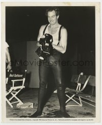 1r129 TOWER OF LONDON candid 8.25x10 still 1939 Vincent Price on set after drowning in wine scene!
