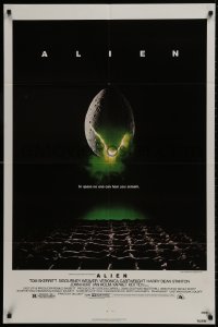 1r394 ALIEN NSS style 1sh 1979 Ridley Scott outer space sci-fi monster classic, cool egg image!