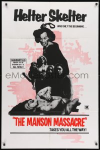 1r435 CULT 1sh R1976 The Manson Massacre takes you all the way!