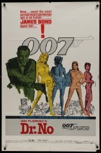 1r445 DR. NO 1sh 1963 Sean Connery is the most extraordinary gentleman spy, first James Bond 007!