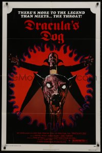 1r449 DRACULA'S DOG 1sh 1978 Albert Band, wild artwork of the Count and his vampire canine!