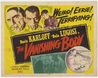 1r229 BLACK CAT signed TC R1953 by David Manners AND Lucille Lund, Karloff, Lugosi, Vanishing Body!