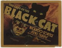 1r160 CASE OF THE BLACK CAT TC 1936 wonderful art of Ricardo Cortez as Perry Mason, very rare!