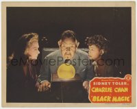 1r163 CHARLIE CHAN IN BLACK MAGIC LC 1944 Sidney Toler with crystal ball w/Frances Chan & Beverly!