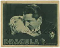 1r244 DRACULA LC R1939 best c/u of vampire Bela Lugosi about to bite Frances Dade's neck, rare!