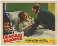 1r246 DRACULA'S DAUGHTER LC #2 R1949 Otto Kruger begins to realize what Nan Grey's problem is!