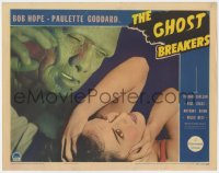 1r175 GHOST BREAKERS LC 1940 incredible c/u of monster Noble Johnson & terrified Paulette Goddard!