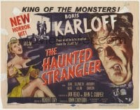 1r179 HAUNTED STRANGLER TC 1958 creepy Boris Karloff marked their death by their wild beauty!