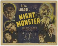 1r197 NIGHT MONSTER TC 1942 Bela Lugosi & Lionel Atwill in Universal mystery horror!