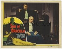 1r305 SON OF DRACULA LC #6 R1948 Lon Chaney Jr, standing with arms outstretched behind George Irving!