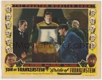 1r311 SON OF FRANKENSTEIN/BRIDE OF FRANKENSTEIN LC #6 1948 Lugosi watches Rathbone X-raying Karloff