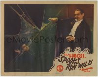 1r209 SPOOKS RUN WILD LC 1941 Bela Lugosi smiles at little Angelo Rossitto behind spider web!