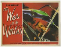 1r323 WAR OF THE WORLDS Fantasy #9 LC 1990s incredible image of space ship attacking city!