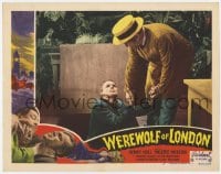 1r327 WEREWOLF OF LONDON LC #5 R1951 Warner Oland helping Henry Hull in first Universal Wolfman!