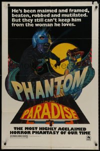 1r533 PHANTOM OF THE PARADISE revised 1sh 1974 Brian De Palma, different artwork by Richard Corben!