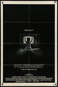 1r536 POLTERGEIST style B 1sh 1982 Tobe Hooper & Steven Spielberg, the first real ghost story!