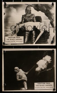 1r083 CREATURE FROM THE BLACK LAGOON 8 English FOH LCs 1954 includes some different monster images!