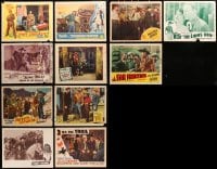 1s453 LOT OF 11 COWBOY WESTERN LOBBY CARDS 1940s-1950s great scenes from a variety of different movies!