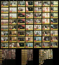1s675 LOT OF 100 STAR WARS TRADING CARDS 1977 movie scenes + puzzle pieces & info on back!