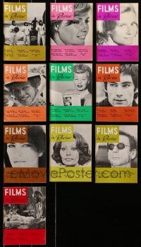 1s172 LOT OF 10 1971 FILMS IN REVIEW MOVIE MAGAZINES 1971 great images & articles!