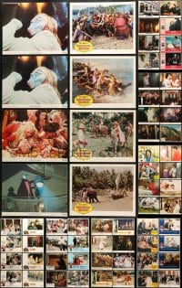 1s371 LOT OF 102 LOBBY CARDS 1970s-1980s incomplete sets from a variety of different movies!