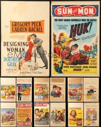 1s026 LOT OF 14 FORMERLY FOLDED WINDOW CARDS 1950s-1960s great images from a variety of movies!