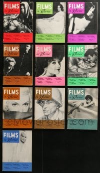 1s162 LOT OF 10 1959 FILMS IN REVIEW MOVIE MAGAZINES 1959 filled with great images & articles!