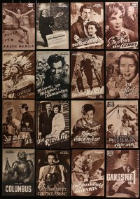 1s051 LOT OF 16 GERMAN PROGRAMS 1950s-1960s great images from a variety of different movies!