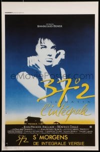 1t423 BETTY BLUE Belgian 1986 Jean-Jacques Beineix, close up of pensive Beatrice Dalle in sky!