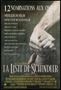 1t472 SCHINDLER'S LIST Belgian 1993 Steven Spielberg WWII classic, Liam Neeson, Ralph Fiennes!