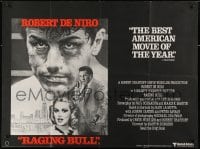 1t240 RAGING BULL British quad 1981 Martin Scorsese, classic Hagio boxing art of Robert De Niro!