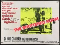 1t244 SHUTTERED ROOM British quad 1968 Gig Young, Carol Lynley, what's inside must never be seen!