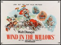 1t253 WIND IN THE WILLOWS British quad R1960s from Walt Disney's Wonderful World of Color!