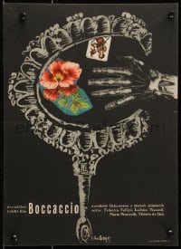 1t083 BOCCACCIO '70 Czech 11x16 1963 sexy Loren, Ekberg & Schneider, plus Fellini, De Sica & Visconti!