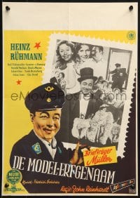 1t061 MAILMAN MUELLER Dutch 1953 Brieftrager Muller, Heinz Ruhmann, Heli Finkenzeller!