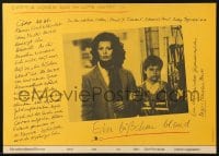 1t490 ENCOUNTER East German 11x16 1987 image of Sophia Loren & her blind son Edoardo Ponti!