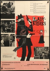1t596 LADYKILLERS East German 17x24 1962 Alec Guinness, Katie Johnson, Ealing classic, different!