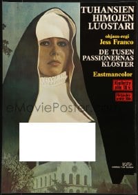 1t153 LOVE LETTERS OF A PORTUGUESE NUN Finnish 1979 Jesus Franco nunsploitation, topless nun!
