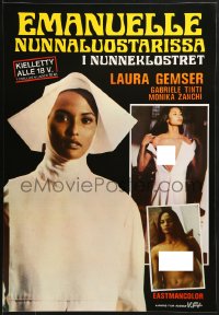1t159 SISTER EMANUELLE Finnish 1980 images of sexy Laura Gemser as nun trying to be good!