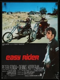 1t288 EASY RIDER French 16x22 R1980s Peter Fonda, motorcycle biker classic directed by Dennis Hopper