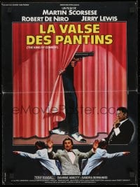 1t297 KING OF COMEDY French 16x21 1983 Robert DeNiro, Martin Scorsese, Jerry Lewis, cool Landi art!