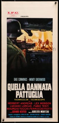 1t917 BATTLE OF THE DAMNED Italian locandina 1969 Quella dannata pattuglia, Dale Cummings!