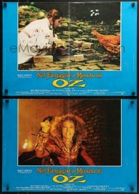 1t896 RETURN TO OZ group of 5 Italian 18x26 pbustas 1985 Walt Disney, young Fairuza Balk as Dorothy!