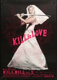 1t684 KILL BILL: VOL. 2 advance Japanese 2004 Quentin Tarantino, sexy bride Uma Thurman with katana!